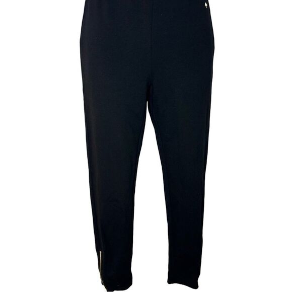 Kate Spade Girls Black leggings with zipper detail Size 12 - Picture 1 of 10